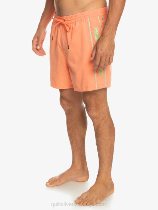 Quiksilver PJ4H703 moški svež losos vsakdanji vert 16 volejev