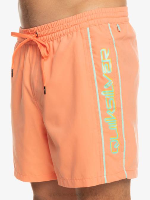 Quiksilver PJ4H703 moški svež losos vsakdanji vert 16 volejev