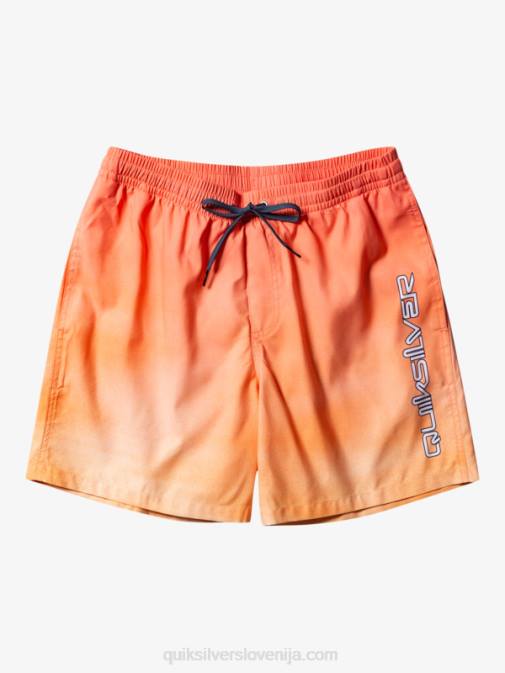 Quiksilver PJ4H721 moški bakreno porjavelost vsakdanji vetrič 17 volejev