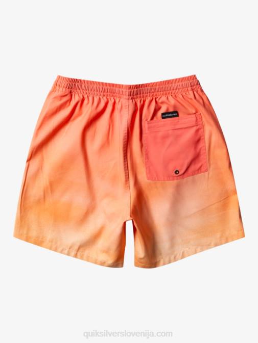 Quiksilver PJ4H721 moški bakreno porjavelost vsakdanji vetrič 17 volejev