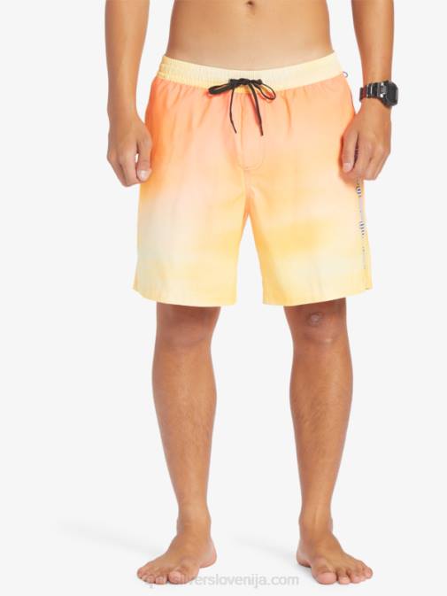 Quiksilver PJ4H721 moški bakreno porjavelost vsakdanji vetrič 17 volejev