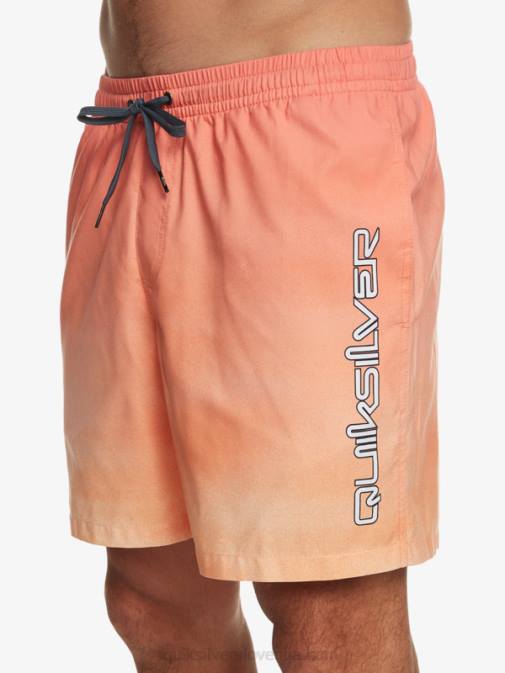 Quiksilver PJ4H721 moški bakreno porjavelost vsakdanji vetrič 17 volejev