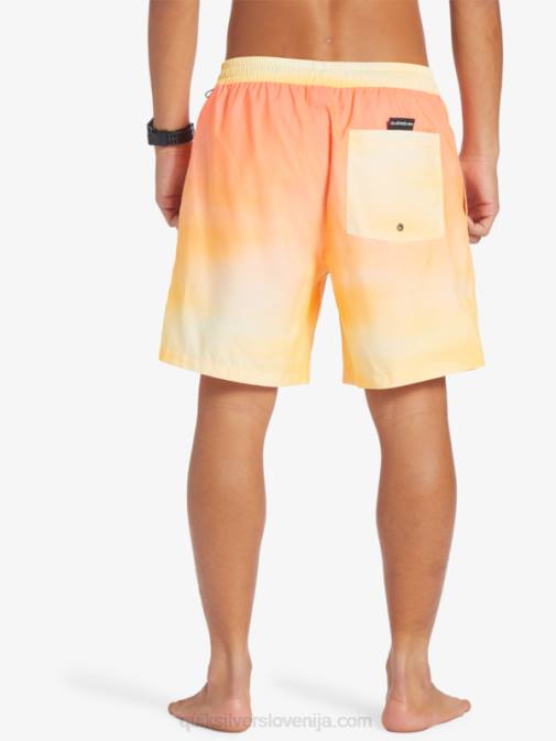 Quiksilver PJ4H721 moški bakreno porjavelost vsakdanji vetrič 17 volejev