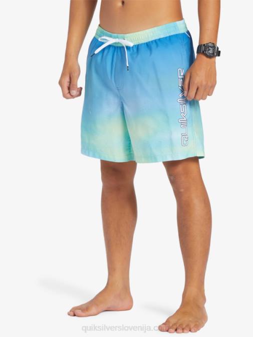 Quiksilver PJ4H722 moški rečno modra vsakdanji vetrič 17 volejev
