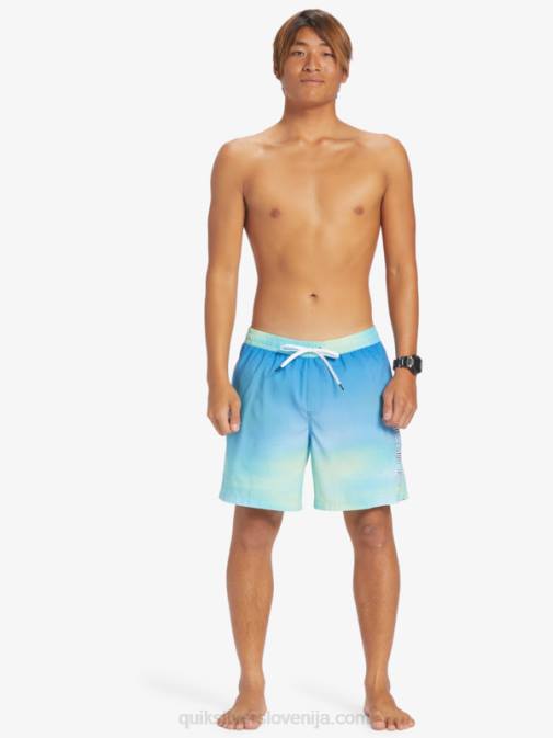 Quiksilver PJ4H722 moški rečno modra vsakdanji vetrič 17 volejev