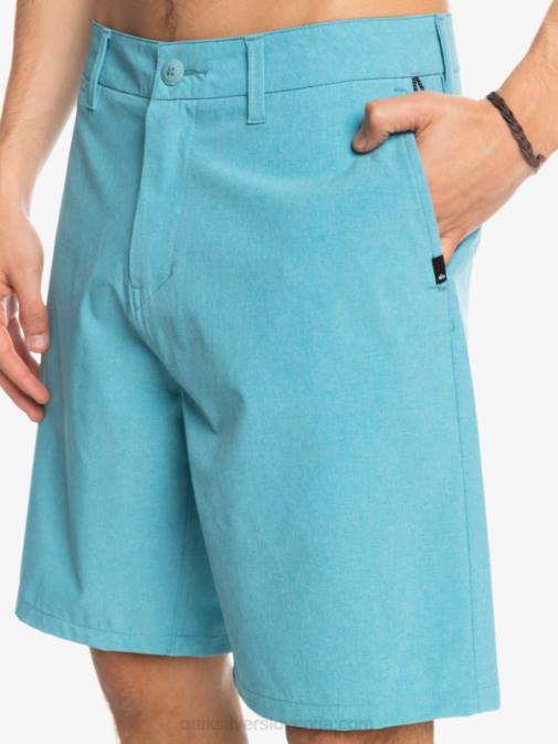 Quiksilver PJ4H75 moški delphinium modra kratke hlače union heather 20 amphibian