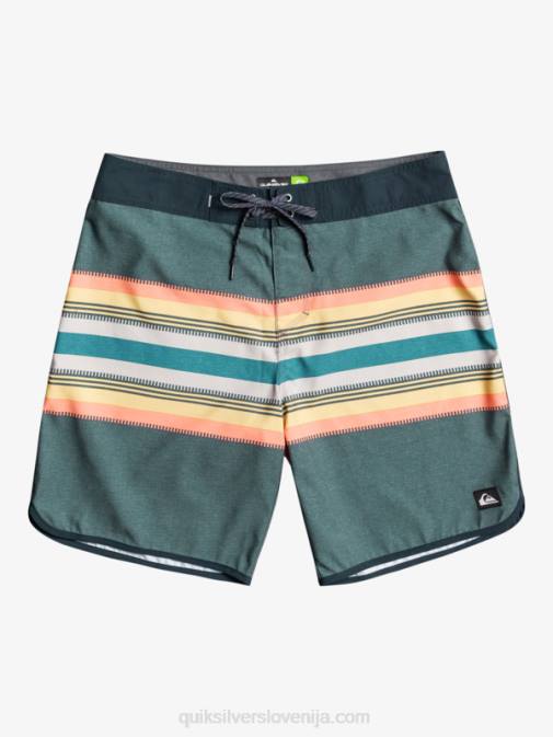 Quiksilver PJ4H768 moški mornarsko modri blazer vsakodnevne kratke hlače scallop 19