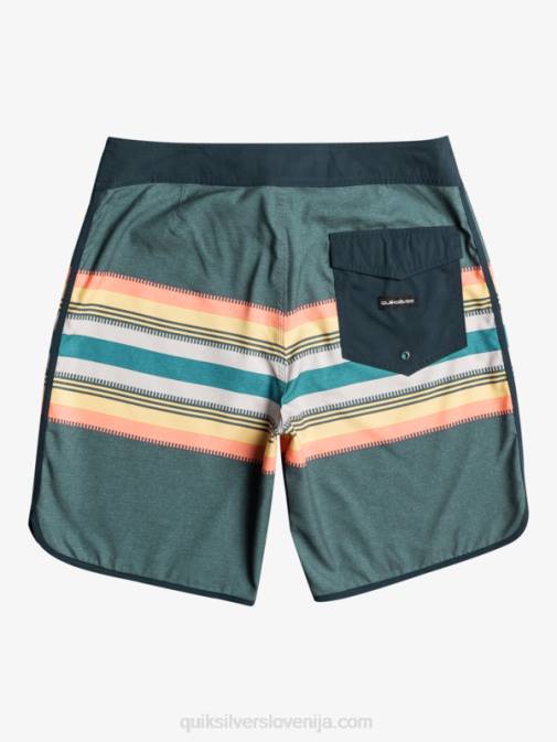 Quiksilver PJ4H768 moški mornarsko modri blazer vsakodnevne kratke hlače scallop 19
