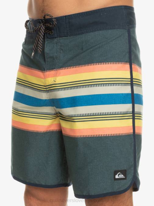 Quiksilver PJ4H768 moški mornarsko modri blazer vsakodnevne kratke hlače scallop 19