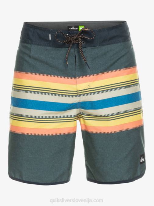 Quiksilver PJ4H768 moški mornarsko modri blazer vsakodnevne kratke hlače scallop 19