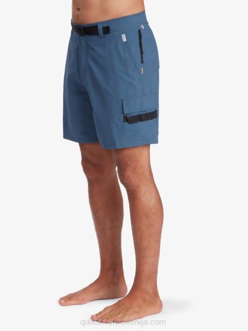 Quiksilver PJ4H790 moški polnočna mornarica kratke hlače waterman azimuth amphibian 18