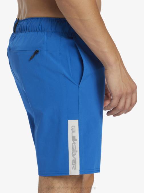 Quiksilver PJ4H795 moški dihalka modra kratke hlače za trening omni 17