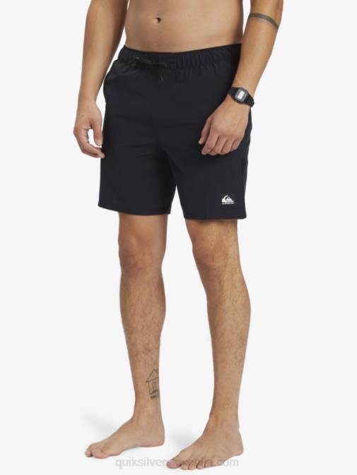 Quiksilver PJ4H827 moški Črna kratke hlače za trening omni stretch 17