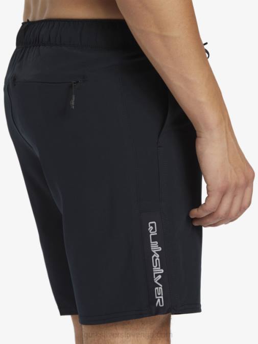Quiksilver PJ4H827 moški Črna kratke hlače za trening omni stretch 17