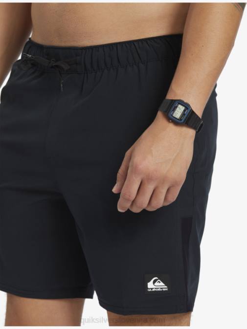 Quiksilver PJ4H827 moški Črna kratke hlače za trening omni stretch 17