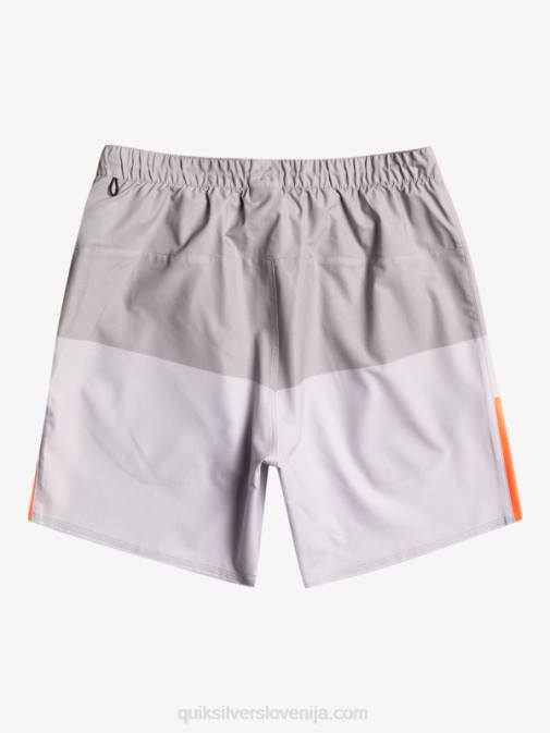 Quiksilver PJ4H828 moški sivo vijolična kratke hlače za trening omni stretch 17