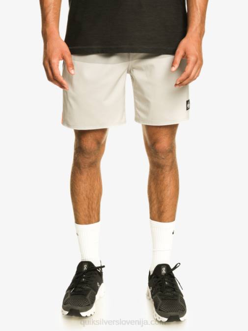 Quiksilver PJ4H828 moški sivo vijolična kratke hlače za trening omni stretch 17