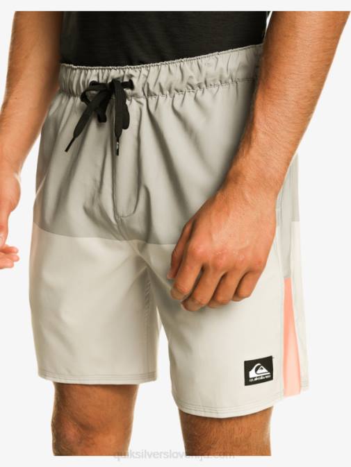 Quiksilver PJ4H828 moški sivo vijolična kratke hlače za trening omni stretch 17