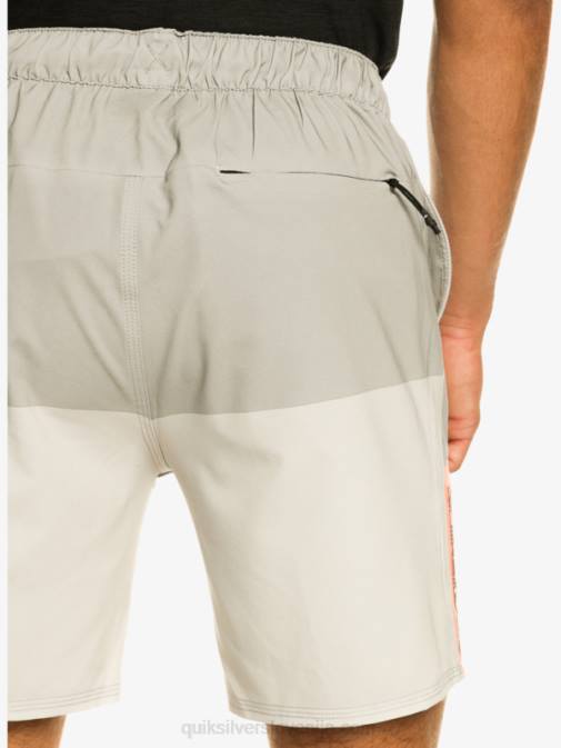 Quiksilver PJ4H828 moški sivo vijolična kratke hlače za trening omni stretch 17
