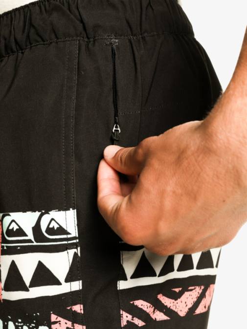Quiksilver PJ4H829 moški Črna kratke hlače za trening omni stretch 17