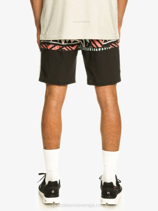 Quiksilver PJ4H829 moški Črna kratke hlače za trening omni stretch 17
