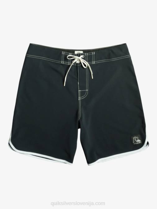 Quiksilver PJ4H86 moški Črna originalne kratke hlače scallop 18