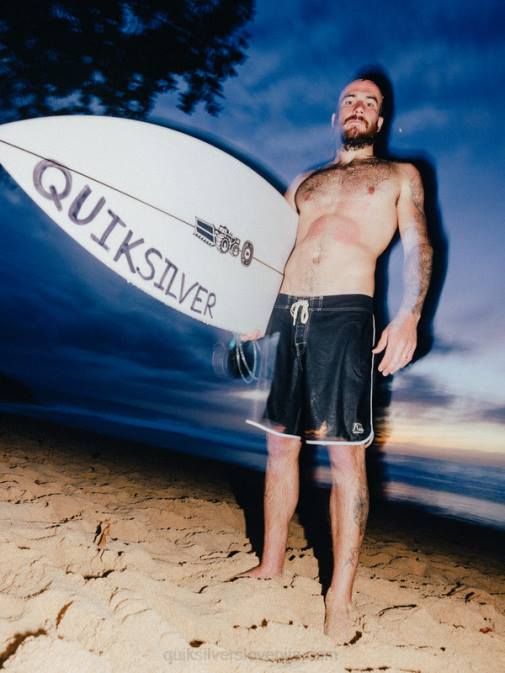 Quiksilver PJ4H86 moški Črna originalne kratke hlače scallop 18