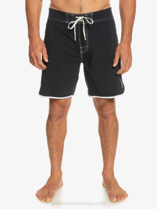 Quiksilver PJ4H86 moški Črna originalne kratke hlače scallop 18