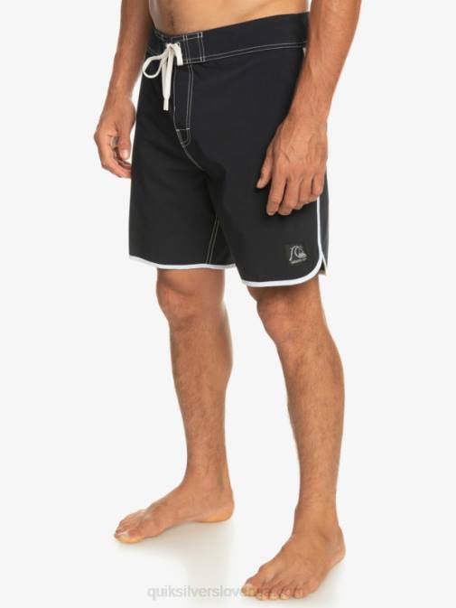 Quiksilver PJ4H86 moški Črna originalne kratke hlače scallop 18