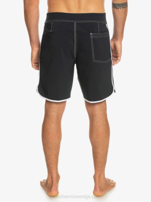 Quiksilver PJ4H86 moški Črna originalne kratke hlače scallop 18