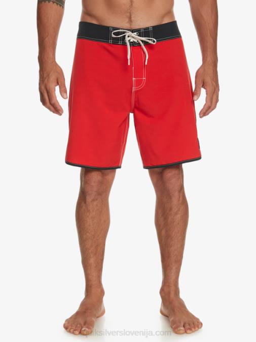 Quiksilver PJ4H87 moški rdeča z visokim tveganjem originalne kratke hlače scallop 18