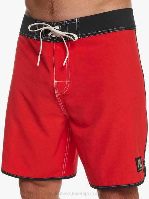 Quiksilver PJ4H87 moški rdeča z visokim tveganjem originalne kratke hlače scallop 18