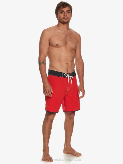Quiksilver PJ4H87 moški rdeča z visokim tveganjem originalne kratke hlače scallop 18