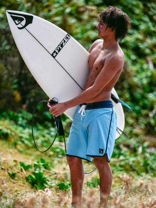 Quiksilver PJ4H88 moški modro nebo originalne kratke hlače scallop 18