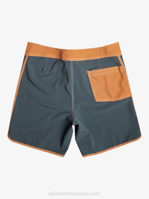 Quiksilver PJ4H89 moški temni skrilavec originalne kratke hlače scallop 18