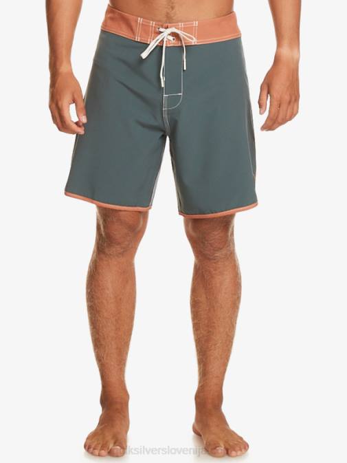 Quiksilver PJ4H89 moški temni skrilavec originalne kratke hlače scallop 18