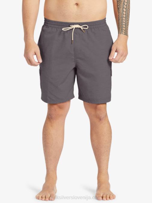Quiksilver PJ4H910 moški temno sivo vresje waterman balance 18 volejev