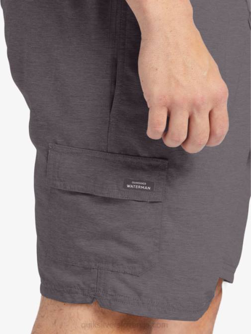 Quiksilver PJ4H910 moški temno sivo vresje waterman balance 18 volejev