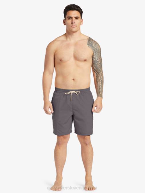 Quiksilver PJ4H910 moški temno sivo vresje waterman balance 18 volejev