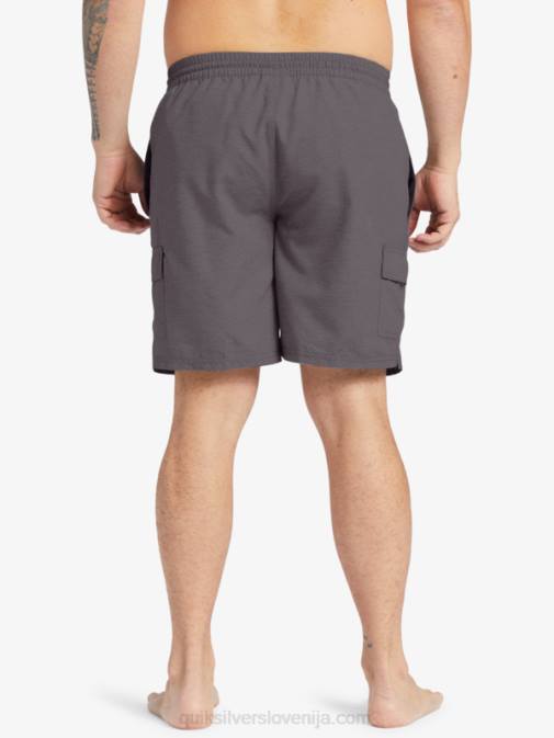 Quiksilver PJ4H910 moški temno sivo vresje waterman balance 18 volejev