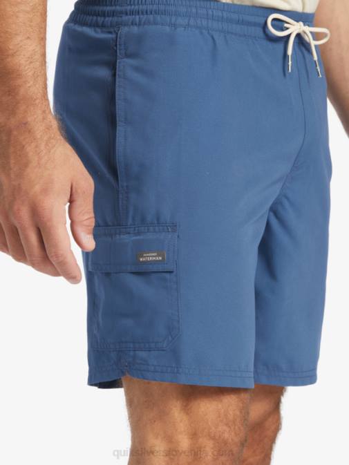 Quiksilver PJ4H911 moški praporščak modro resje waterman balance 18 volejev