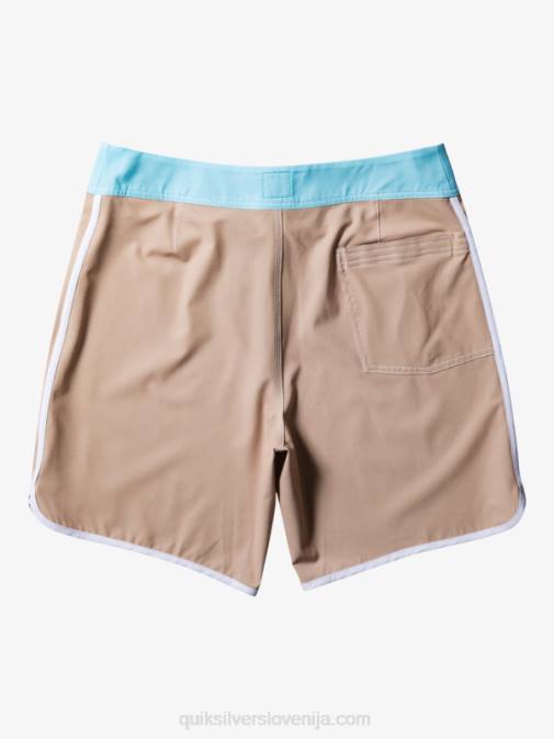 Quiksilver PJ4H91 moški olivno siva originalne kratke hlače scallop 18