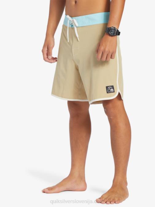 Quiksilver PJ4H91 moški olivno siva originalne kratke hlače scallop 18