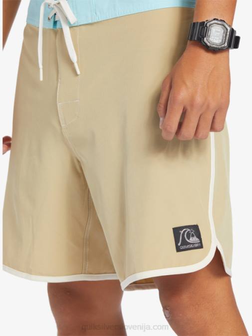Quiksilver PJ4H91 moški olivno siva originalne kratke hlače scallop 18