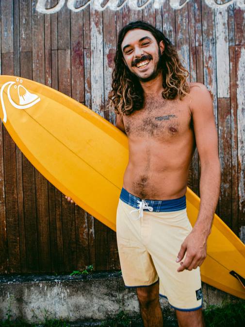 Quiksilver PJ4H94 moški pšenica originalne kratke hlače scallop 18
