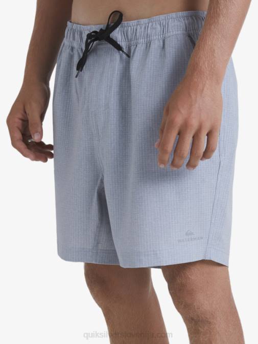 Quiksilver PJ4H955 moški svetlo sivo resje waterman after surf stretch 20 amphibian boardshorts