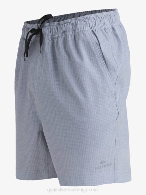 Quiksilver PJ4H955 moški svetlo sivo resje waterman after surf stretch 20 amphibian boardshorts