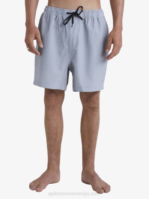 Quiksilver PJ4H955 moški svetlo sivo resje waterman after surf stretch 20 amphibian boardshorts