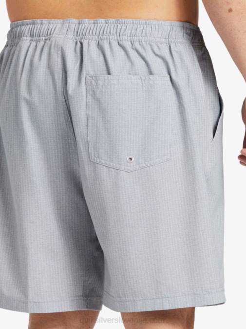 Quiksilver PJ4H955 moški svetlo sivo resje waterman after surf stretch 20 amphibian boardshorts