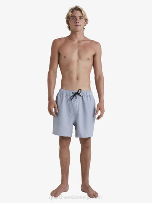 Quiksilver PJ4H955 moški svetlo sivo resje waterman after surf stretch 20 amphibian boardshorts